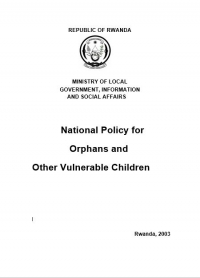 Rwandan National Policy for OVC
