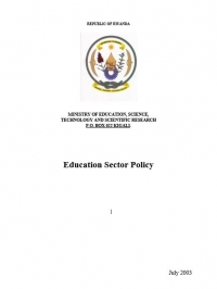 Rwandan National Education Policy